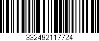 Código de barras (EAN, GTIN, SKU, ISBN): '332492117724'