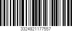 Código de barras (EAN, GTIN, SKU, ISBN): '3324921177557'