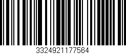 Código de barras (EAN, GTIN, SKU, ISBN): '3324921177564'