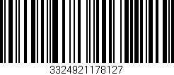 Código de barras (EAN, GTIN, SKU, ISBN): '3324921178127'