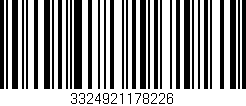 Código de barras (EAN, GTIN, SKU, ISBN): '3324921178226'
