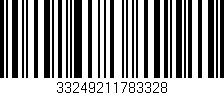 Código de barras (EAN, GTIN, SKU, ISBN): '33249211783328'