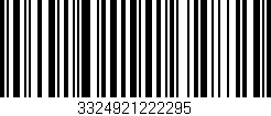 Código de barras (EAN, GTIN, SKU, ISBN): '3324921222295'
