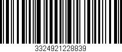 Código de barras (EAN, GTIN, SKU, ISBN): '3324921228839'