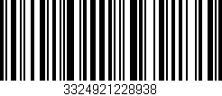 Código de barras (EAN, GTIN, SKU, ISBN): '3324921228938'