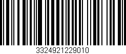 Código de barras (EAN, GTIN, SKU, ISBN): '3324921229010'