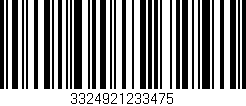 Código de barras (EAN, GTIN, SKU, ISBN): '3324921233475'