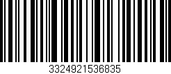 Código de barras (EAN, GTIN, SKU, ISBN): '3324921536835'