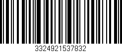 Código de barras (EAN, GTIN, SKU, ISBN): '3324921537832'