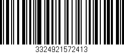 Código de barras (EAN, GTIN, SKU, ISBN): '3324921572413'