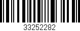 Código de barras (EAN, GTIN, SKU, ISBN): '33252282'