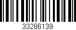 Código de barras (EAN, GTIN, SKU, ISBN): '33286139'