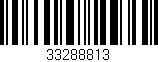 Código de barras (EAN, GTIN, SKU, ISBN): '33288813'
