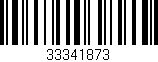Código de barras (EAN, GTIN, SKU, ISBN): '33341873'