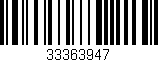 Código de barras (EAN, GTIN, SKU, ISBN): '33363947'