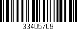 Código de barras (EAN, GTIN, SKU, ISBN): '33405709'