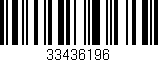 Código de barras (EAN, GTIN, SKU, ISBN): '33436196'