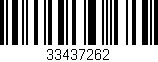 Código de barras (EAN, GTIN, SKU, ISBN): '33437262'