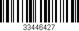 Código de barras (EAN, GTIN, SKU, ISBN): '33446427'