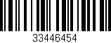 Código de barras (EAN, GTIN, SKU, ISBN): '33446454'