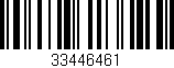 Código de barras (EAN, GTIN, SKU, ISBN): '33446461'