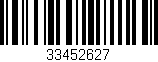 Código de barras (EAN, GTIN, SKU, ISBN): '33452627'