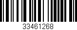 Código de barras (EAN, GTIN, SKU, ISBN): '33461268'