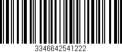 Código de barras (EAN, GTIN, SKU, ISBN): '3346642541222'