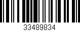 Código de barras (EAN, GTIN, SKU, ISBN): '33489834'