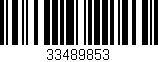 Código de barras (EAN, GTIN, SKU, ISBN): '33489853'