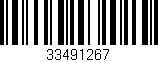 Código de barras (EAN, GTIN, SKU, ISBN): '33491267'