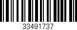 Código de barras (EAN, GTIN, SKU, ISBN): '33491737'