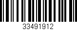 Código de barras (EAN, GTIN, SKU, ISBN): '33491912'