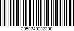 Código de barras (EAN, GTIN, SKU, ISBN): '3350749232390'