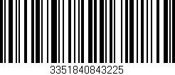 Código de barras (EAN, GTIN, SKU, ISBN): '3351840843225'