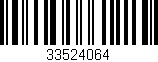 Código de barras (EAN, GTIN, SKU, ISBN): '33524064'