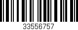 Código de barras (EAN, GTIN, SKU, ISBN): '33556757'