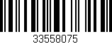 Código de barras (EAN, GTIN, SKU, ISBN): '33558075'