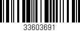 Código de barras (EAN, GTIN, SKU, ISBN): '33603691'