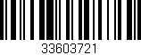 Código de barras (EAN, GTIN, SKU, ISBN): '33603721'