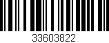 Código de barras (EAN, GTIN, SKU, ISBN): '33603822'