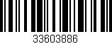 Código de barras (EAN, GTIN, SKU, ISBN): '33603886'