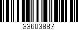 Código de barras (EAN, GTIN, SKU, ISBN): '33603887'