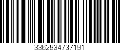 Código de barras (EAN, GTIN, SKU, ISBN): '3362934737191'