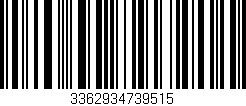 Código de barras (EAN, GTIN, SKU, ISBN): '3362934739515'