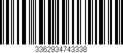 Código de barras (EAN, GTIN, SKU, ISBN): '3362934743338'