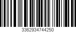 Código de barras (EAN, GTIN, SKU, ISBN): '3362934744250'