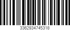 Código de barras (EAN, GTIN, SKU, ISBN): '3362934745318'