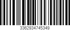 Código de barras (EAN, GTIN, SKU, ISBN): '3362934745349'