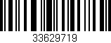 Código de barras (EAN, GTIN, SKU, ISBN): '33629719'